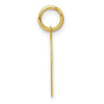 Load image into Gallery viewer, 14K Yellow Gold Small Fancy Script Initial Letter J Charm
