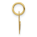 Load image into Gallery viewer, 14K Yellow Gold Small Fancy Script Initial Letter V Charm
