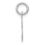 Load image into Gallery viewer, 14K White Gold Small Fancy Script Initial Letter B Charm Pendant
