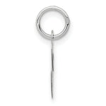 Load image into Gallery viewer, 14K White Gold Small Fancy Script Initial Letter C Charm Pendant
