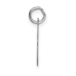 Load image into Gallery viewer, 14K White Gold Small Fancy Script Initial Letter I Charm Pendant

