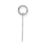 Load image into Gallery viewer, 14K White Gold Small Fancy Script Initial Letter J Charm Pendant
