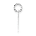 Load image into Gallery viewer, 14K White Gold Small Fancy Script Initial Letter L Charm Pendant
