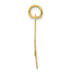 Load image into Gallery viewer, 14K Yellow Gold Medium Fancy Script Initial Letter A Charm Pendant
