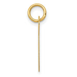 Load image into Gallery viewer, 14K Yellow Gold Medium Fancy Script Initial Letter G Charm Pendant
