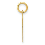 Load image into Gallery viewer, 14K Yellow Gold Medium Fancy Script Initial Letter P Charm Pendant
