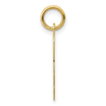 Load image into Gallery viewer, 14K Yellow Gold Medium Fancy Script Initial Letter R Charm Pendant
