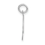 Load image into Gallery viewer, 14K White Gold Medium Fancy Script Initial Letter F Charm Pendant
