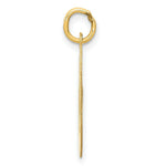 Load image into Gallery viewer, 14K Yellow Gold Large Fancy Script Initial Letter O Charm Pendant
