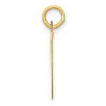 Load image into Gallery viewer, 14K Yellow Gold Large Fancy Script Initial Letter T Charm Pendant
