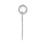 Load image into Gallery viewer, 14K White Gold Large Fancy Script Initial Letter E Charm Pendant

