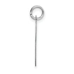 Load image into Gallery viewer, 14K White Gold Large Fancy Script Initial Letter P Charm Pendant
