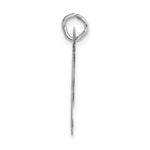Load image into Gallery viewer, 14K White Gold Large Fancy Script Initial Letter T Charm Pendant
