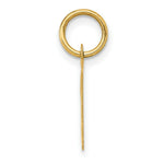 Load image into Gallery viewer, 14K Yellow Gold Small Script Letter Initial T Charm Pendant
