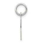 Load image into Gallery viewer, 14K White Gold Small Script Initial Letter B Charm Pendant
