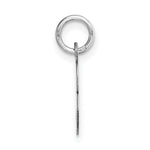 Load image into Gallery viewer, 14K White Gold Small Script Initial Letter E Charm Pendant
