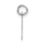 Load image into Gallery viewer, 14K White Gold Small Script Initial Letter I Charm Pendant
