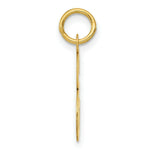 Load image into Gallery viewer, 14K Yellow Gold Medium Script Initial Letter E Charm Pendant
