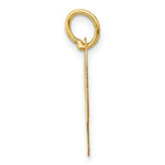 Load image into Gallery viewer, 14K Yellow Gold Medium Script Initial Letter P Charm Pendant
