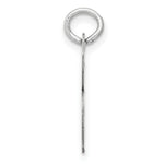 Load image into Gallery viewer, 14K White Gold Medium Script Initial Letter B Charm Pendant
