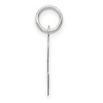 Load image into Gallery viewer, 14K White Gold Medium Script Initial Letter C Charm Pendant
