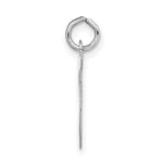 Load image into Gallery viewer, 14K White Gold Medium Script Initial Letter F Charm Pendant
