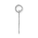 Load image into Gallery viewer, 14K White Gold Medium Script Initial Letter I Charm Pendant
