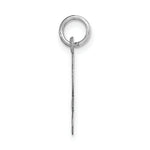 Load image into Gallery viewer, 14K White Gold Medium Script Initial Letter L Charm Pendant
