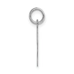 Load image into Gallery viewer, 14K White Gold Medium Script Initial Letter T Charm Pendant
