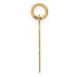 Load image into Gallery viewer, 14K Yellow Gold Large Script Initial Letter O Charm Pendant
