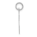 Load image into Gallery viewer, 14K White Gold Large Script Initial Letter C Charm Pendant
