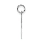 Load image into Gallery viewer, 14K White Gold Large Script Initial Letter E Charm Pendant

