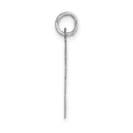 Load image into Gallery viewer, 14K White Gold Large Script Initial Letter F Charm Pendant
