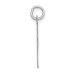 Load image into Gallery viewer, 14K White Gold Large Script Initial Letter I Charm Pendant
