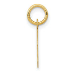 Load image into Gallery viewer, 14K Yellow Gold Small Block Initial Letter C Charm Pendant
