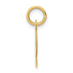 Load image into Gallery viewer, 14K Yellow Gold Small Block Letter Initial P Charm Pendant
