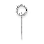 Load image into Gallery viewer, 14K White Gold Small Block Initial Letter F Charm Pendant
