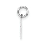 Load image into Gallery viewer, 14K White Gold Small Block Initial Letter G Charm Pendant
