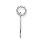 Load image into Gallery viewer, 14K White Gold Small Block Initial Letter P Charm Pendant
