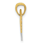Load image into Gallery viewer, 14K Yellow Gold and Rhodium Heart with Wings Pendant
