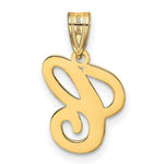 Load image into Gallery viewer, 14K Yellow Gold C Script Initial Letter Pendant
