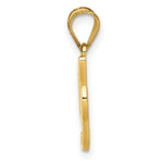 Load image into Gallery viewer, 14K Yellow Gold I Script Initial Letter Pendant
