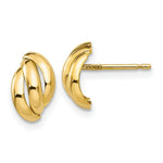 Load image into Gallery viewer, 14K Yellow Gold Polished Fancy Post Earrings
