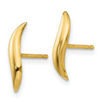 Load image into Gallery viewer, 14K Yellow Gold Polished Fancy Post Earrings
