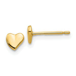Load image into Gallery viewer, 14K Yellow Gold Heart Earrings
